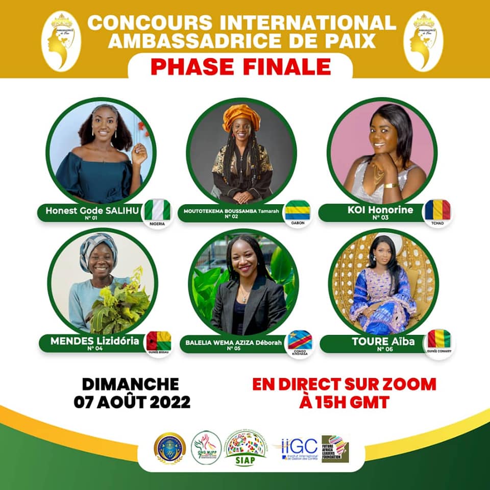 𝗔𝗙𝗥𝗜𝗤𝗨𝗘 / 𝗔𝗠𝗕𝗔𝗦𝗦𝗔𝗗𝗥𝗜𝗖𝗘 𝗜𝗡𝗧𝗘𝗥𝗡𝗔𝗧𝗜𝗢𝗡𝗔𝗟 𝗗𝗘 𝗣𝗔𝗜𝗫 : 𝗟𝗘𝗦 𝗟𝗔𝗨𝗥É𝗔𝗧𝗘𝗦 𝗗𝗘 𝗟𝗔 𝗣𝗛𝗔𝗦𝗘 𝗙𝗜𝗡𝗔𝗟𝗘 𝗖𝗢𝗡𝗡𝗨𝗘𝗦